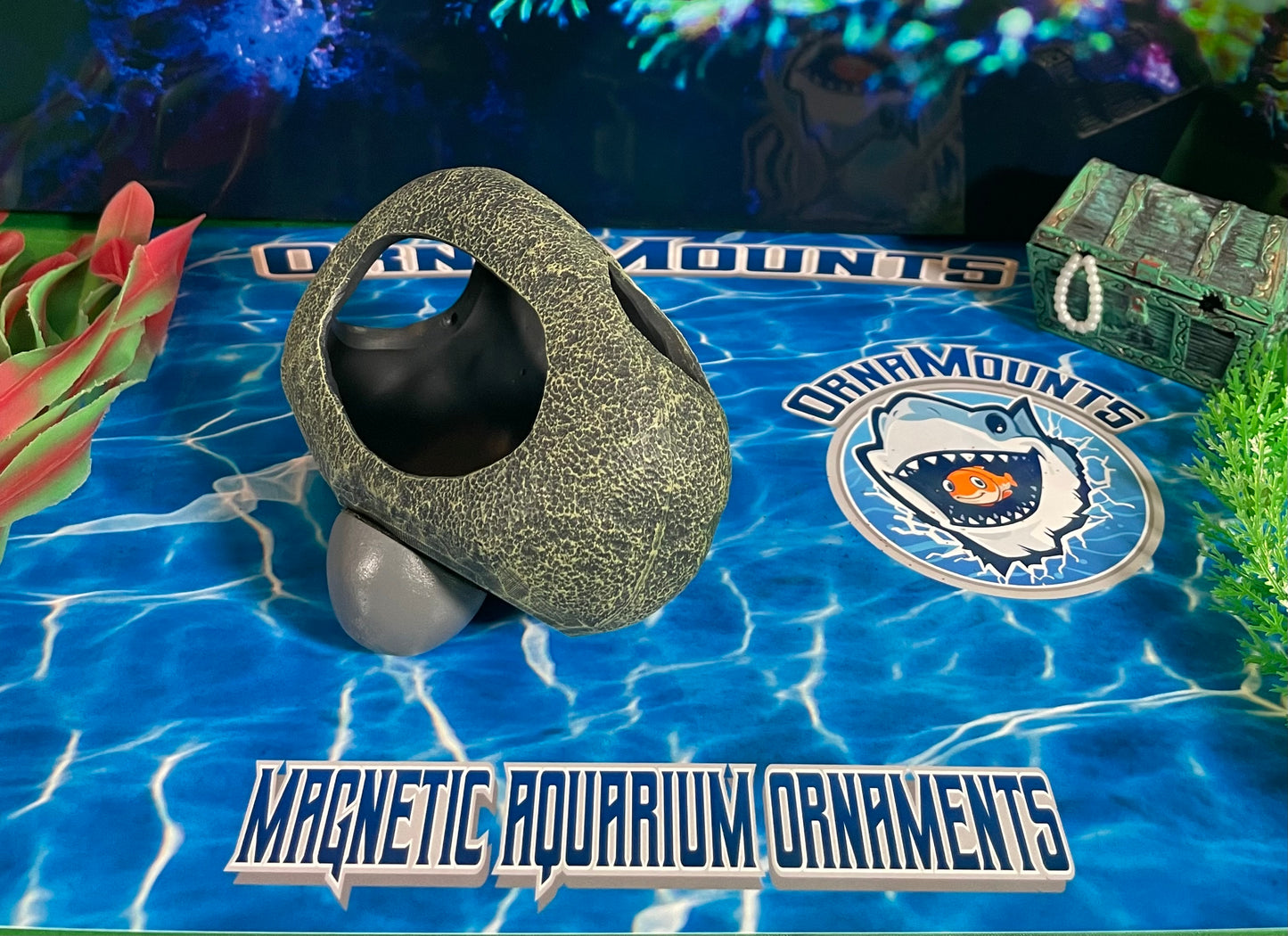 Rock Cave Magnetic Aquarium Ornament | OrnaMounts™