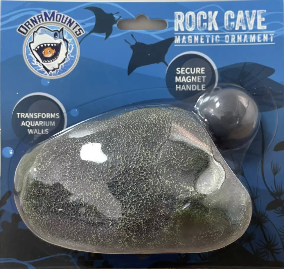 Rock Cave Magnetic Aquarium Ornament | OrnaMounts™